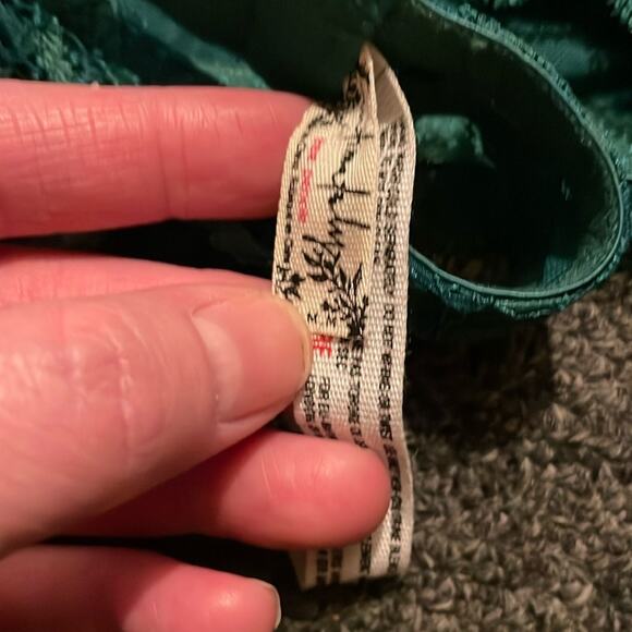 Free People Intimately Brand Green Halter Lace Wireless Bralette Size Medium - Picture 6 of 6